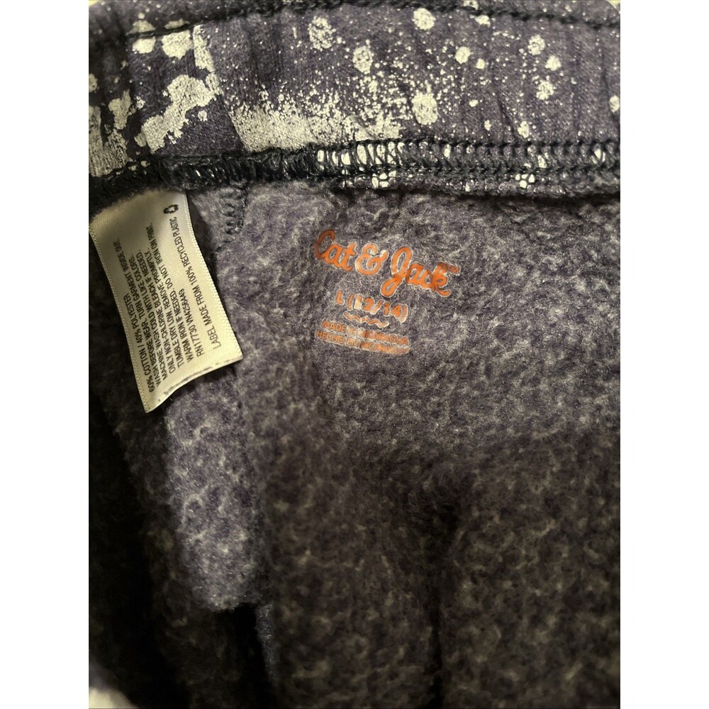 Cat & Jack Boys Athletic Paint Splash Jogging Pants Pockets Size L 12/14 - Picture 11 of 11